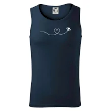 Dráha letu včely - srdce Dráha letu včely - srdce