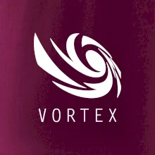 Vortex logo jednofarebné Vortex logo jednofarebné