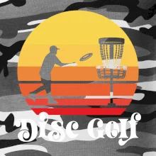 Disc golf postava vintage