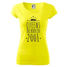 Queens are born in 2001