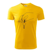 Kľúče a ruka jedným ťahom