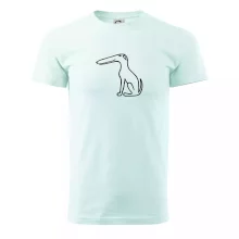 Barzoj obrys čierny