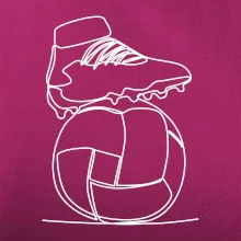 Futbalová lopta kopačka jedným ťahom