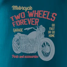 Two wheels forever go fast