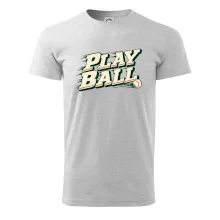 Play ball retro sportovní nápis