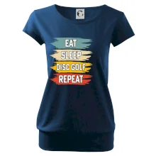 Disc Golf eat sleep barevné