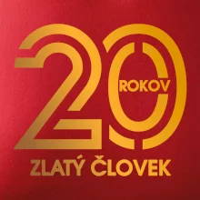 20 rokov zlatý človek