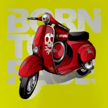 Scooter born to ride red
