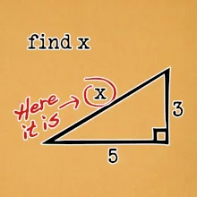 Find X - geometria