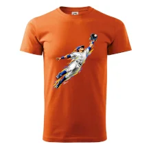 Baseballový polař chytá míček ve výskoku