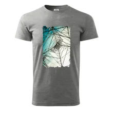 Farebné nebo - stožiare vysokého napätia