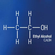 Molekulárna štruktúra Etanol