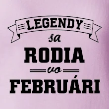 Legendy sa rodia vo februári