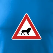 Dopravná značka - Pozor lev