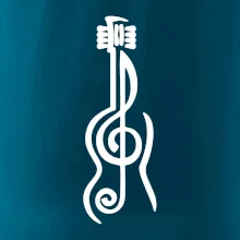 Husľový kľúč gitara Husľový kľúč gitara