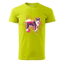 Pes abstraktný fialový