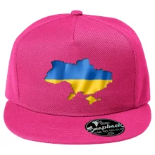 Ukrajina vlajka mapa