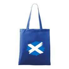 Škótska vlajka kreslená štetcom