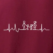 EKG rodina a dievča a chlapec