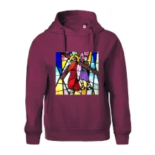 Vitráž - Ježiš a kríž