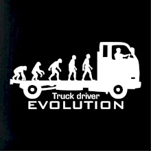 Truck driver evolution Truck driver evolution