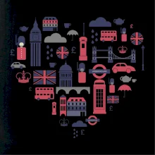 Anglicko symboly srdce Anglicko symboly srdce