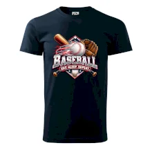 Baseballová pálka s rukavicou eat sleep repeat