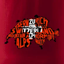 Mapy - názvy miest - Švajčiarsko