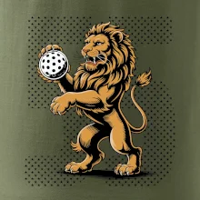 Floorball lev stojace a číslo