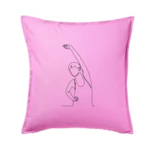 Preťahujúca sa žena jedným ťahom