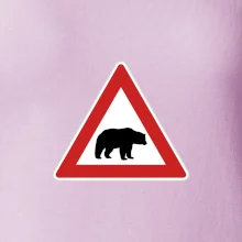 Dopravná značka - Pozor ľadový medveď