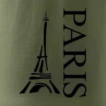 Paris nápis Eiffelovka na výšku