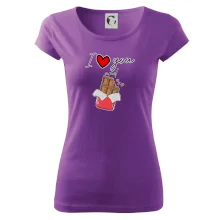 I love you and chocolate