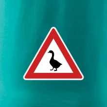 Dopravná značka - Pozor hus Dopravná značka - Pozor hus