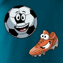 Parové tričko - Kopačka a lopta