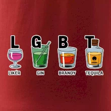 LGBT -  Likér, Gin, Brandy, Tequila