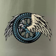 Moto koleso s krídlami