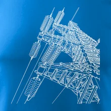 Nákres stožiara vysokého napätia Nákres stožiara vysokého napätia