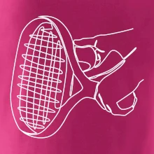 Tenisová raketa jedným ťahom