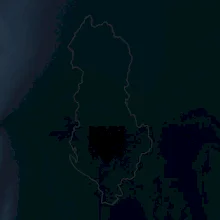 Albánsko obrys mapa Albánsko obrys mapa