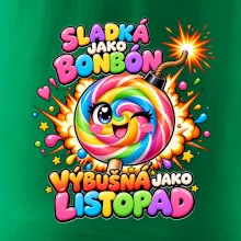 Sladké duhové lízátko s výbušnou náladou