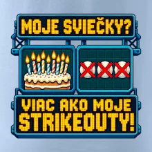 Moje sviečky viac ako moje strikeouty