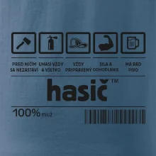 Čiarový kód - Hasič / hasička Čiarový kód - Hasič / hasička