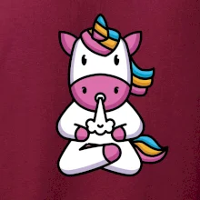 Yoga fučiaci jednorožec