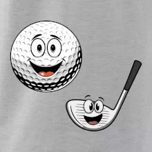 Parové tričko - Golfová palica a loptička Parové tričko - Golfová palica a loptička