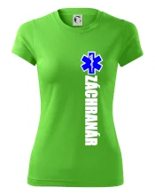 Nápis Záchranár + hviezda