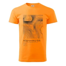 Kôprovský štít - vrstevnice v obdĺžniku