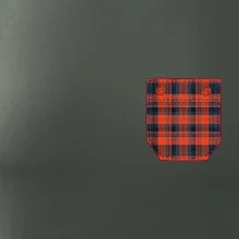 Flanelové triko červené