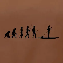 Evoluce paddleboard žena