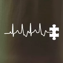 EKG puzzle rozpojené